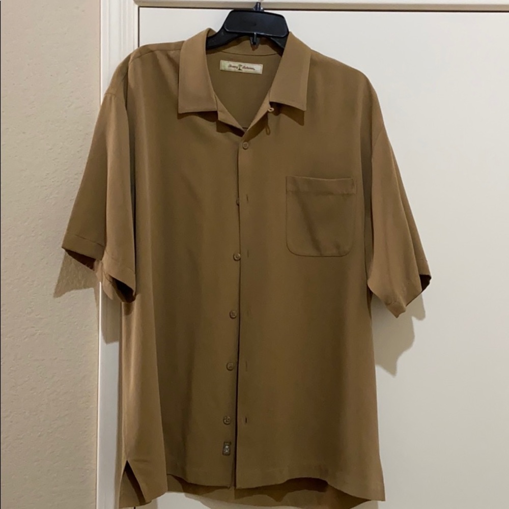 Men’s Tommy Bahama 100% Silk Shirt sz Lg